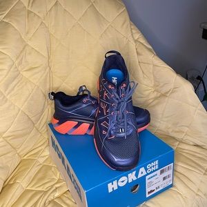 HOKA ONE ONE Women’s Infinite Running Shoe Coastal Blue. Worn once.